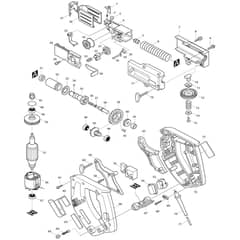 Makita 6834 - Auto Feed Screwdriver - Power Tool Diagram