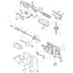 Makita 6835D - Cordless Auto Feed Screwdriver - Power Tool Diagram