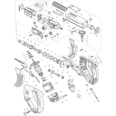 Makita 6843 - Auto Feed Screwdriver - Power Tool Diagram