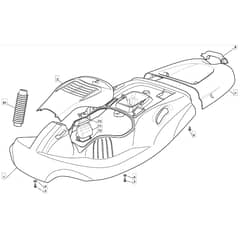 725M - 2007 - 13-2649-17 - Mountfield Ride On Mower Body Diagram