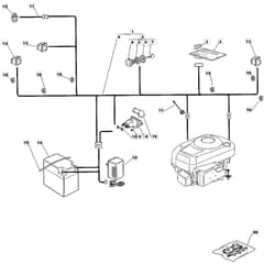725M - 2003 - 13-2657-13 - Mountfield Ride On Mower Electrics Diagram