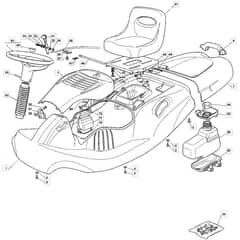725M - 2004 - 13-2657-14 - Mountfield Ride On Mower Body Diagram