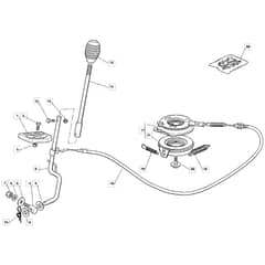 725M - 2004 - 13-2657-14 - Mountfield Ride On Mower Clutch Diagram
