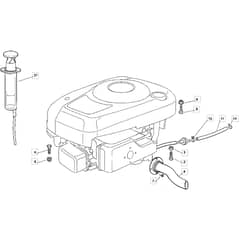 725M - 2004 - 13-2657-14 - Mountfield Ride On Mower Engine Diagram