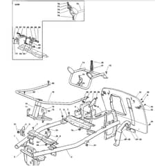 725M - 2004 - 13-2657-14 - Mountfield Ride On Mower Frame Diagram