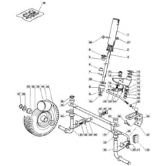 725M - 2004 - 13-2657-14 - Mountfield Ride On Mower Steering Diagram