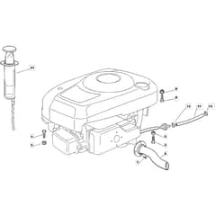 725M - 2005 - 13-2657-15 - Mountfield Ride On Mower Engine Diagram