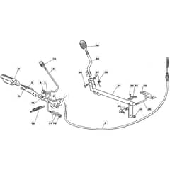 725M - 2002 - 13-2657-32 - Mountfield Ride On Mower Controls Diagram