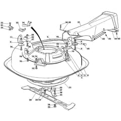 725M - 2002 - 13-2657-32 - Mountfield Ride On Mower Deck Diagram