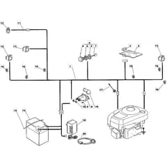 725M - 2002 - 13-2657-32 - Mountfield Ride On Mower Electrics Diagram