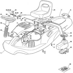 725M - 2003 - 13-2658-13 - Mountfield Ride On Mower Body Diagram