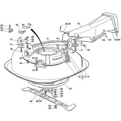 725M - 2003 - 13-2658-13 - Mountfield Ride On Mower Deck Diagram
