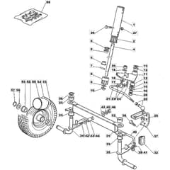 725M - 2003 - 13-2658-13 - Mountfield Ride On Mower Steering Diagram