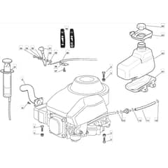 725M - 2008 - 299971533/M08 - Mountfield Ride On Mower Engine Diagram