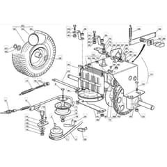 725M - 2008 - 299971583/UM8 - Mountfield Ride On Mower Transmission Diagram