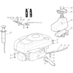 725M - 2003-2006 - 299971633/MOE - Mountfield Ride On Mower B&S Engine Diagram