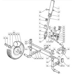 725M - 2003-2006 - 299971633/MOE - Mountfield Ride On Mower Steering Diagram