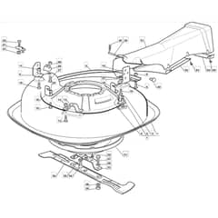 725M - 2003-2006 - 299971633/MOU - Mountfield Ride On Mower Deck Diagram