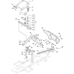727 HB - 2014 - 2T0105283/MFR - Mountfield Ride On Mower Frame Diagram
