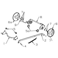 Masport 800AL - 478969 - Apr 2014 - Axles & Conrod