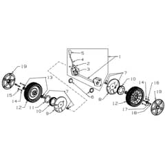 Masport 800AL - 478998 - Nov 2013 > 7780453 - Wheel Assembly