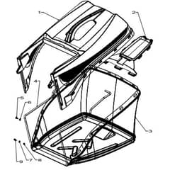 Masport 800AL - 567856 - Feb 2012 - Catcher Assembly Aero - 773869