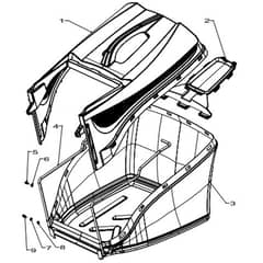 Masport 800AL - 973985 - Oct 2009 - Catcher Assembly Aero