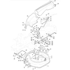 827HB - 2013 - 2T0075283/M13 - Mountfield Ride On Mower 66cm Deck Diagram