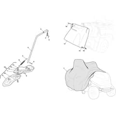 827M - 2024-2025 - 2T0052483/CAS - Mountfield Ride On Mower Options Diagram