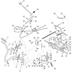 827MB - 2013 - 2T0055283/M13 - Mountfield Ride On Mower Transmission Diagram
