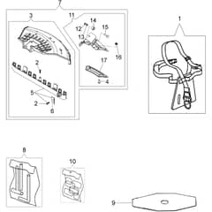 8410 -  - Efco Brushcutter Accessories Diagram