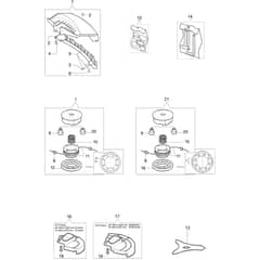 8535 ERGO -  - Efco Brushcutter Accessories Diagram