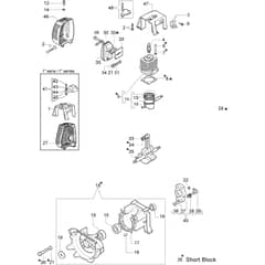 8535 ERGO -  - Efco Brushcutter Engine Diagram