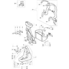 8535 ERGO -  - Efco Brushcutter Frame assembly Diagram