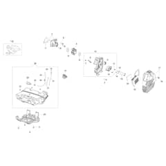 8540 BOSS (SEMAK) -  - Efco Brushcutter Tank and air filter Diagram