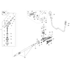 8540 BOSS (SEMAK) -  - Efco Brushcutter Transmission Diagram