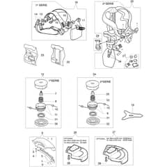 8550 BOSS -  - Efco Brushcutter Accessories Diagram