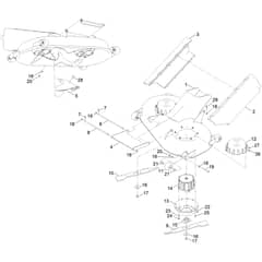 Toro  81cm Rider - 75501 (321000000 - 321999999) Deck and Blade