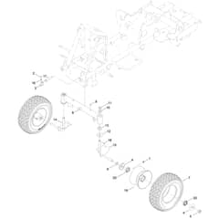 Toro  81cm Rider - 75501 (321000000 - 321999999) Front Axle