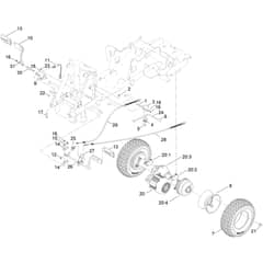 Toro  81cm Rider - 75501 (323000000 - 999999999) Transmission