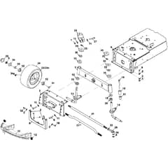 Countax A2050 - From 01-01-2007 To 01-01-2008 - 1 Front Axle
