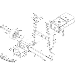 Countax A2050 - From 01-01-2008 To 01-01-2009 - 01 Front Axle