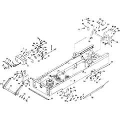 Countax A2050 - From 01-01-2008 To 01-01-2009 - 09 Front Actuator And Deck Cradle