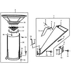 Viking AB 4080 S - Funnel - Parts Diagram