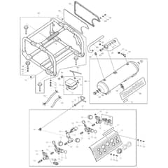 Makita AC310H - Air Compressor - Power Tool 02 Diagram