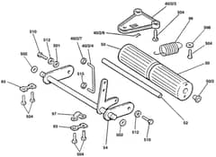 Atco Admiral 16 - F016509042 - Roller Assembly