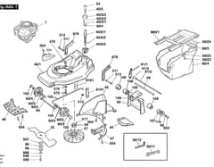 Atco Admiral 16S - F016509142 - Main Assembly