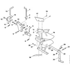 Viking ADP 600 - Double Revolving Plough - Parts Diagram