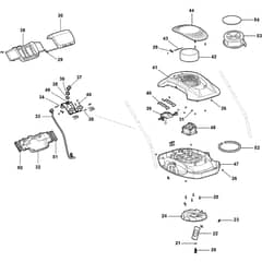 AERO 132e Kit - 2022-2025 - 298302068/ST1 - Stiga Rotary Mower Housing Diagram