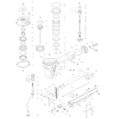 Makita AF600 - Pneumatic Brad Nailer - Power Tool Diagram
